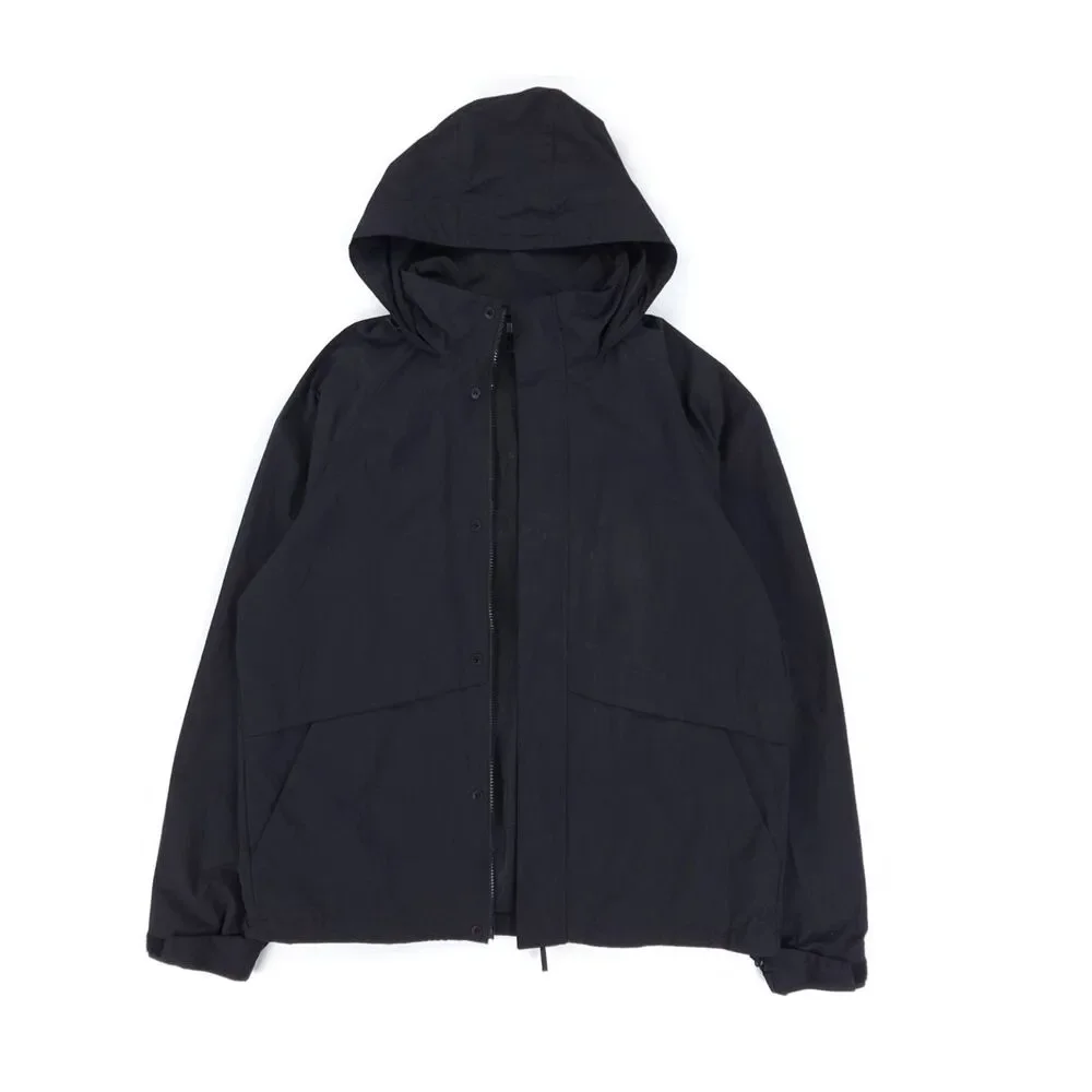 UNIQLO Windproof Stand Collar Blouson Soft Shell Hoodie Jacket Gorpcore Minimal - Picture 9 of 13
